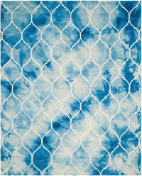 Safavieh Dip Dye Ddy685G Blue / Ivory Geometric Area Rug