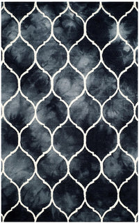 Safavieh Dip Dye Ddy685J Graphite / Ivory Geometric Area Rug