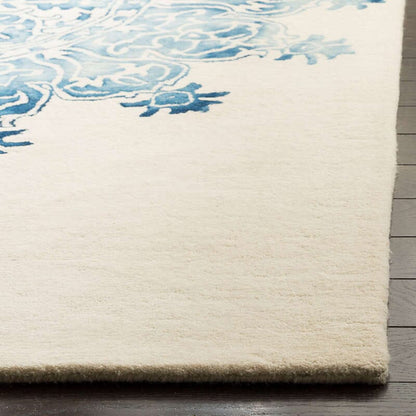 Safavieh Dip Dye Ddy701M Ivory / Blue Area Rug