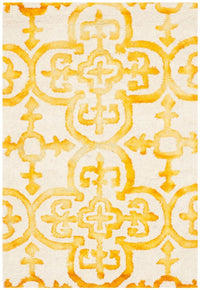 Safavieh Dip Dye Ddy711C Ivory / Gold Damask Area Rug