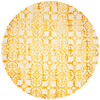 Safavieh Dip Dye Ddy711C Ivory / Gold Damask Area Rug