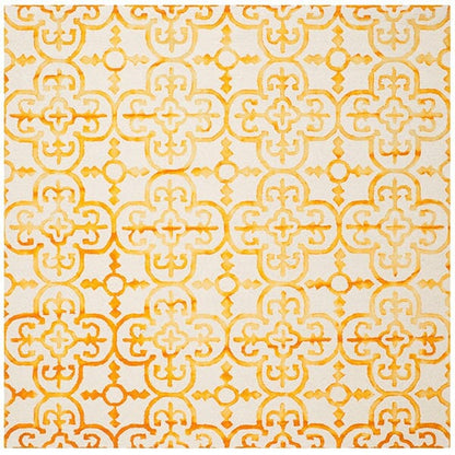 Safavieh Dip Dye Ddy711C Ivory / Gold Damask Area Rug