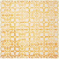 Safavieh Dip Dye Ddy711C Ivory / Gold Damask Area Rug