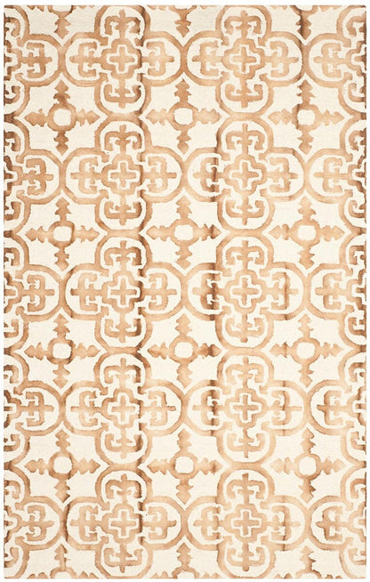 Safavieh Dip Dye Ddy711E Ivory / Camel Damask Area Rug