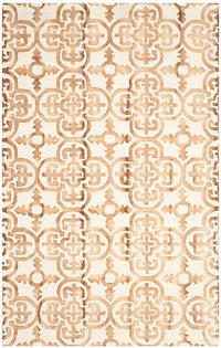 Safavieh Dip Dye Ddy711E Ivory / Camel Damask Area Rug