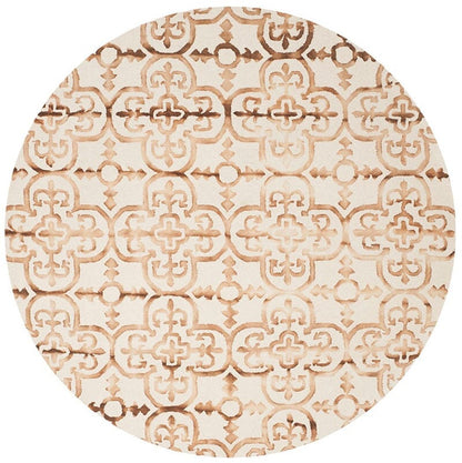 Safavieh Dip Dye Ddy711E Ivory / Camel Damask Area Rug