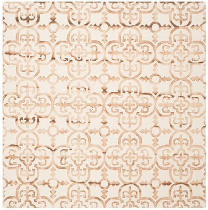 Safavieh Dip Dye Ddy711E Ivory / Camel Damask Area Rug