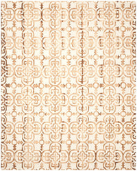 Safavieh Dip Dye Ddy711E Ivory / Camel Damask Area Rug