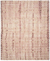 Safavieh Dip Dyed Ddy711G Beige / Maroon Damask Area Rug