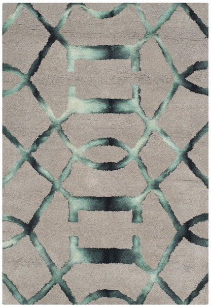 Safavieh Dip Dye Ddy712B Grey / Charcoal Geometric Area Rug