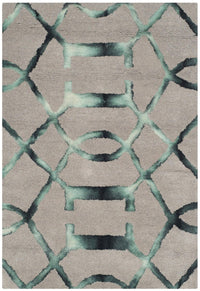 Safavieh Dip Dye Ddy712B Grey / Charcoal Geometric Area Rug