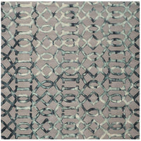 Safavieh Dip Dye Ddy712B Grey / Charcoal Geometric Area Rug