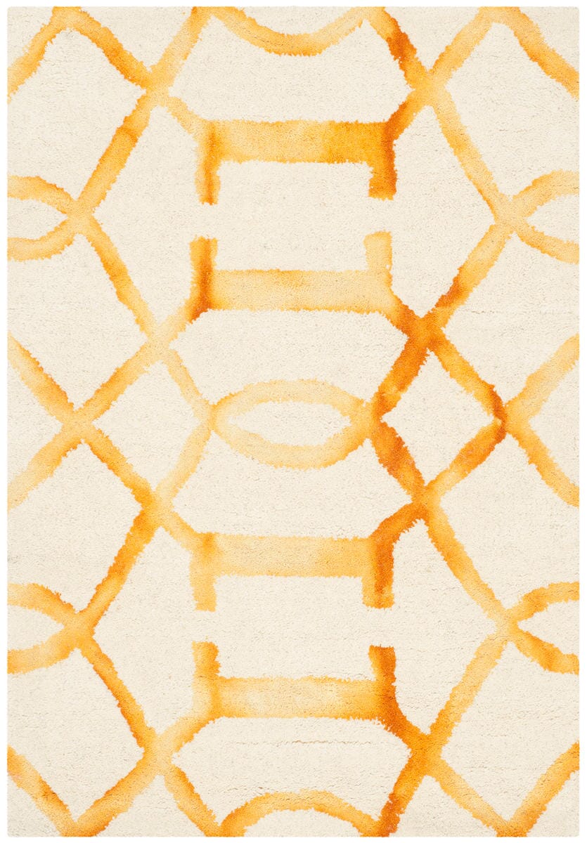 Safavieh Dip Dye Ddy712C Ivory / Gold Geometric Area Rug