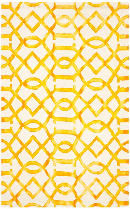 Safavieh Dip Dye Ddy712C Ivory / Gold Geometric Area Rug