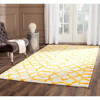 Safavieh Dip Dye Ddy712C Ivory / Gold Geometric Area Rug