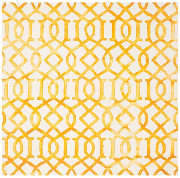 Safavieh Dip Dye Ddy712C Ivory / Gold Geometric Area Rug