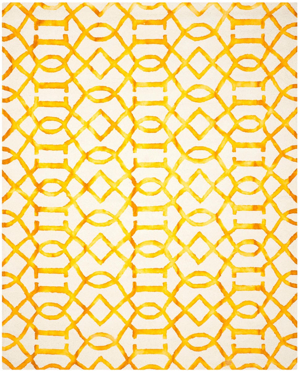 Safavieh Dip Dye Ddy712C Ivory / Gold Geometric Area Rug