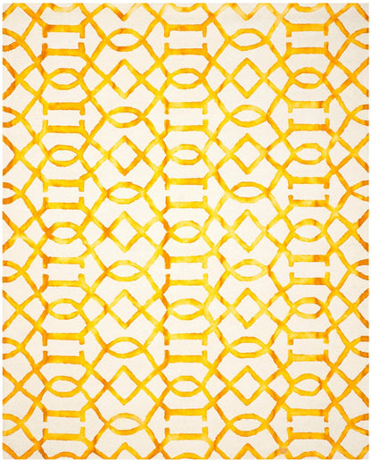 Safavieh Dip Dye Ddy712C Ivory / Gold Geometric Area Rug