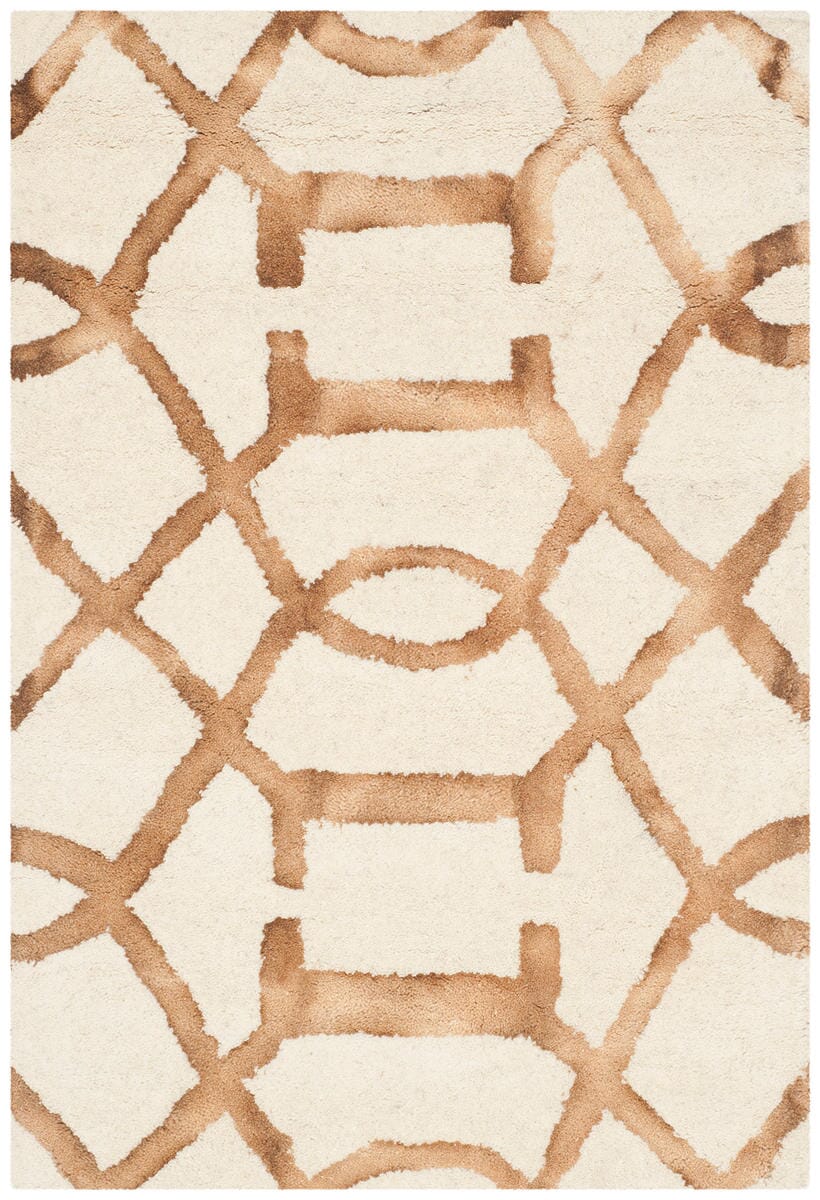 Safavieh Dip Dye Ddy712E Ivory / Camel Geometric Area Rug