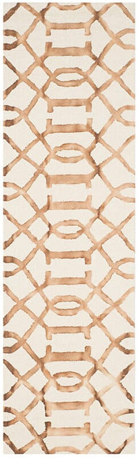 Safavieh Dip Dye Ddy712E Ivory / Camel Geometric Area Rug