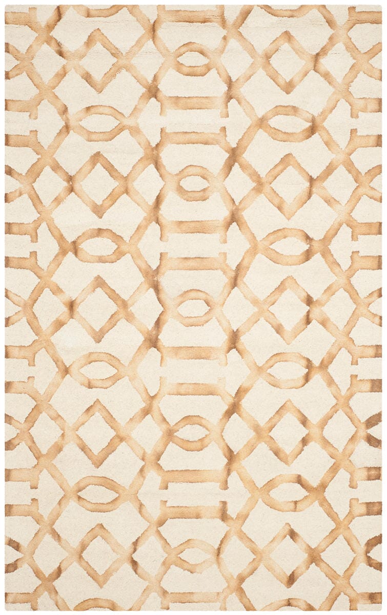 Safavieh Dip Dye Ddy712E Ivory / Camel Geometric Area Rug