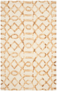 Safavieh Dip Dye Ddy712E Ivory / Camel Geometric Area Rug