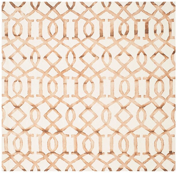 Safavieh Dip Dye Ddy712E Ivory / Camel Geometric Area Rug