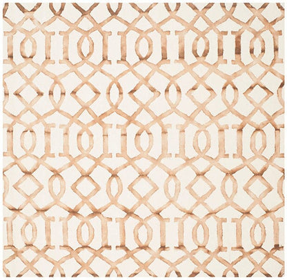 Safavieh Dip Dye Ddy712E Ivory / Camel Geometric Area Rug