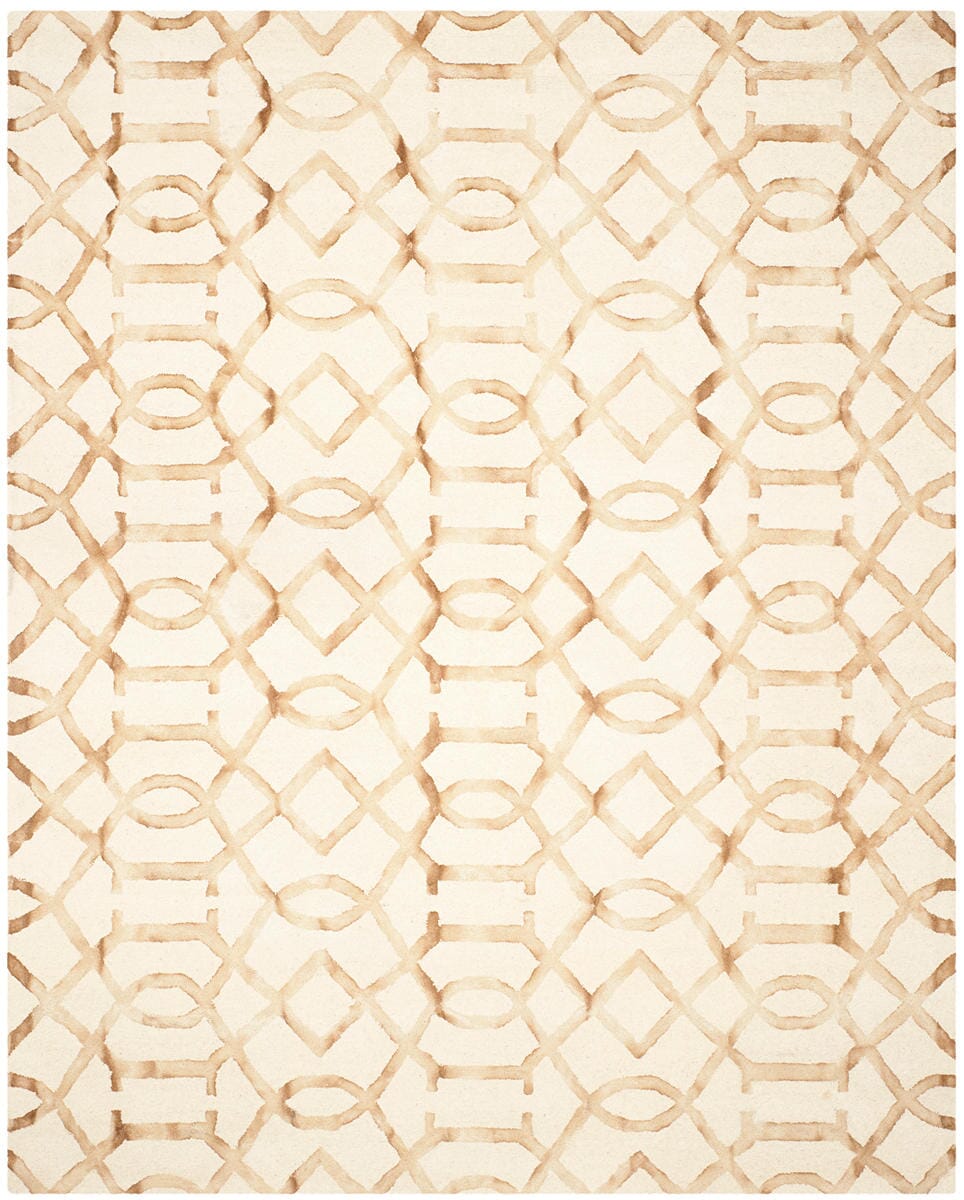 Safavieh Dip Dye Ddy712E Ivory / Camel Geometric Area Rug