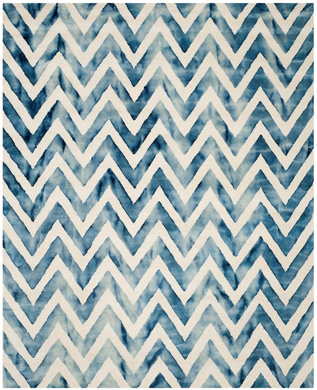 Safavieh Dip Dye Ddy715P Ivory / Navy Chevron Area Rug