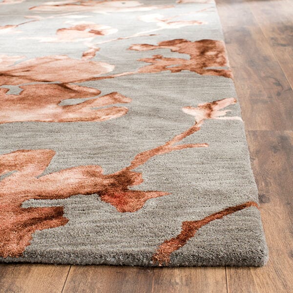 Safavieh Dip Dyed Ddy716K Grey / Beige Floral / Country Area Rug