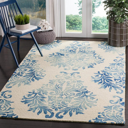 Safavieh Dip Dye Ddy780A Ivory / Blue Area Rug