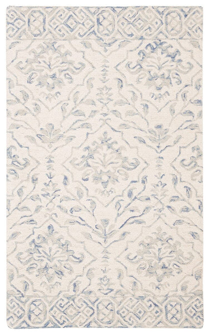 Safavieh Dip Dye Ddy901L Light Blue / Ivory Damask Area Rug