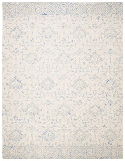 Safavieh Dip Dye Ddy901L Light Blue / Ivory Damask Area Rug