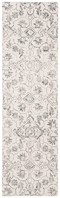 Safavieh Dip Dye Ddy902F Grey / Ivory Damask Area Rug