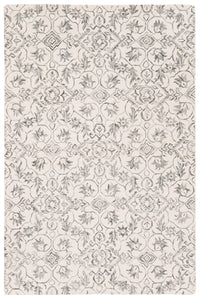 Safavieh Dip Dye Ddy902F Grey / Ivory Damask Area Rug