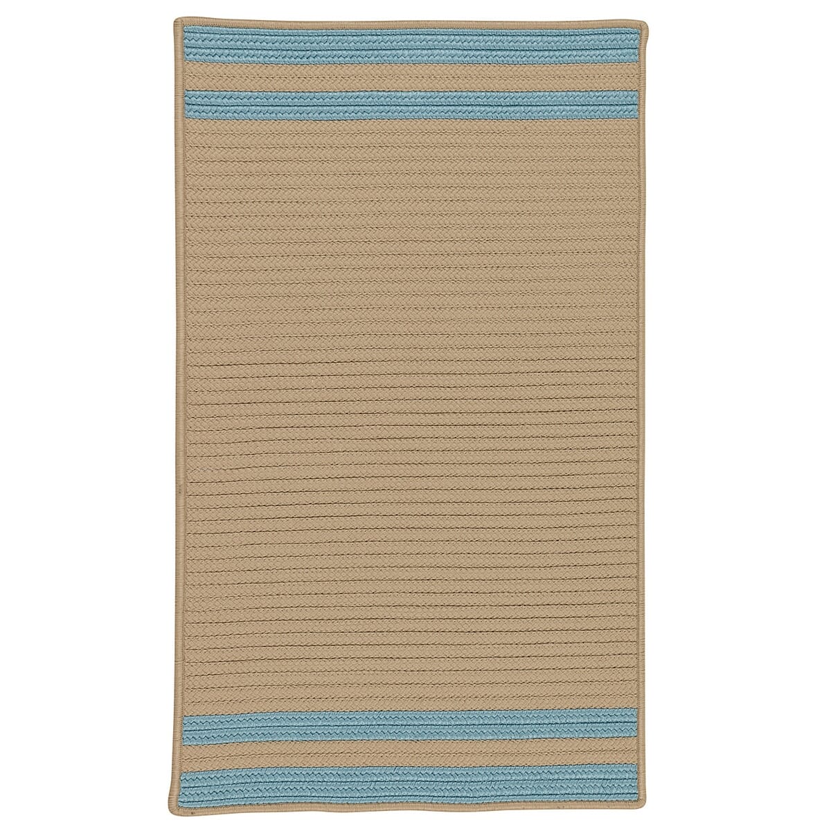 Colonial Mills Denali End Stripe De25 Federal Blue Striped Area Rug