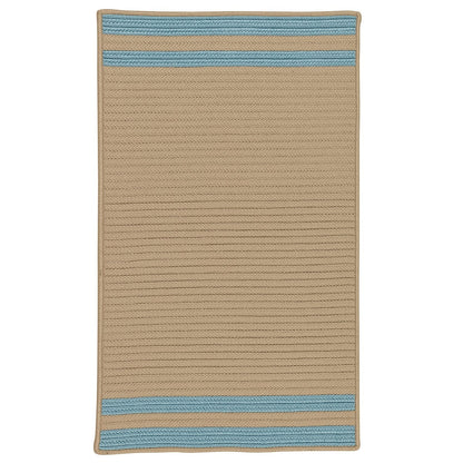 Colonial Mills Denali End Stripe De25 Federal Blue Striped Area Rug