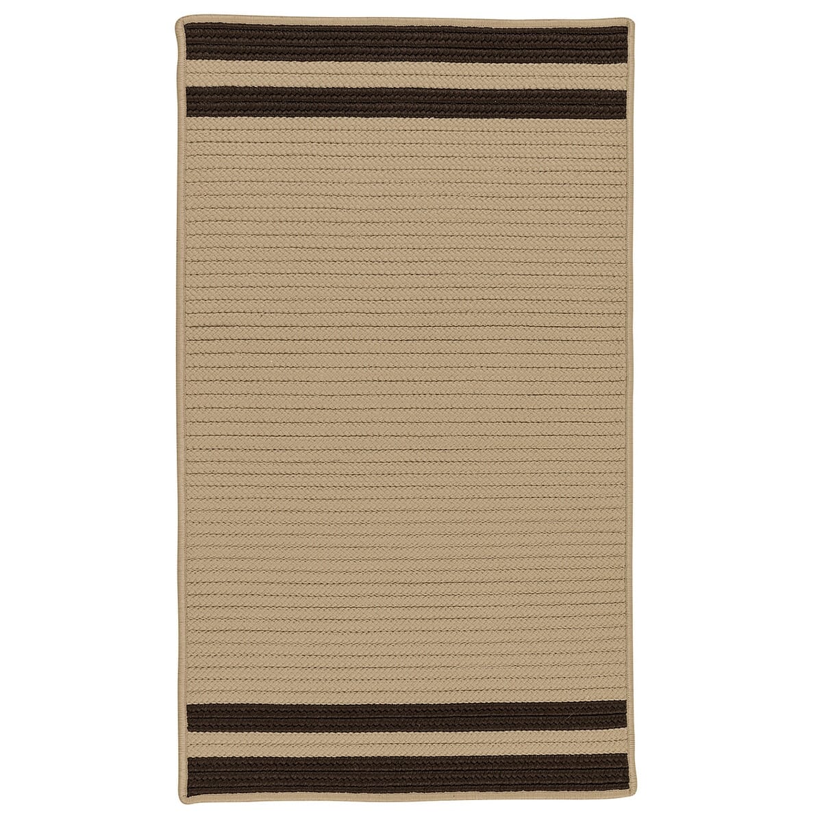 Colonial Mills Denali End Stripe De65 Mink Striped Area Rug