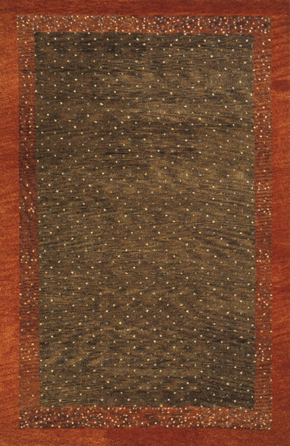Momeni Desert Gabbeh dg-01 Brown Solid Color Area Rug