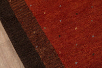 Momeni Desert Gabbeh dg-01 Paprika Solid Color Area Rug