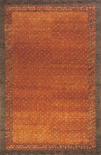 Momeni Desert Gabbeh dg-01 Paprika Solid Color Area Rug