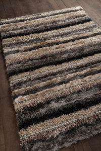 Chandra Delight del-14800 Brown Striped Area Rug