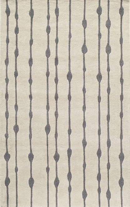 Momeni Delhi Dl-64 Grey Striped Area Rug