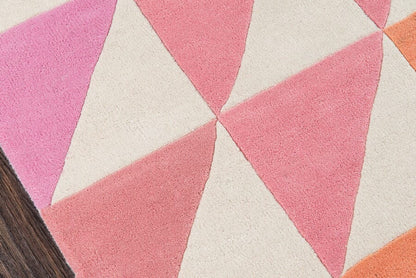 Momeni Novogratz Delmar Del-6 Pink Geometric Area Rug