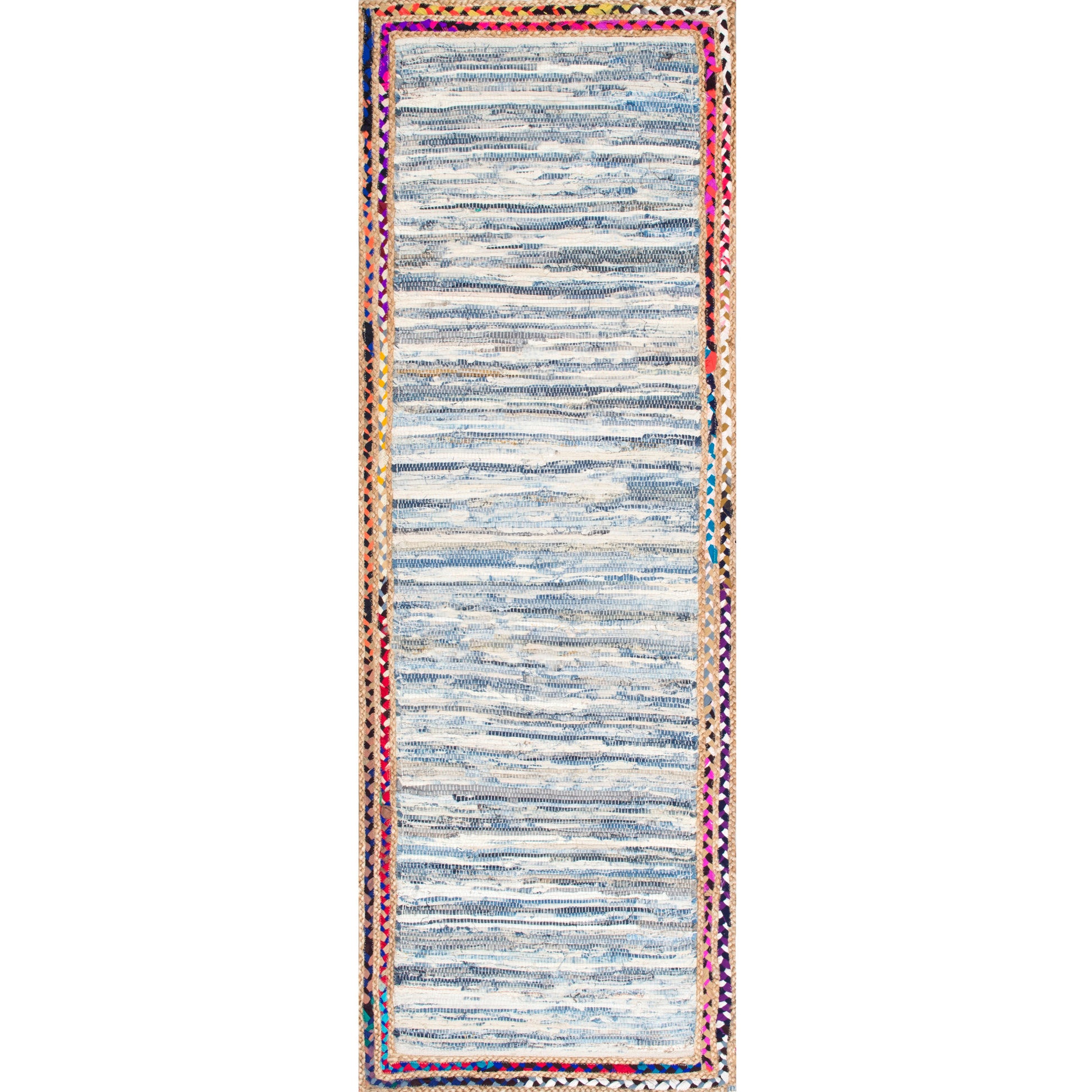 Nuloom Handwoven Darline Nha2052A Light Blue Area Rug