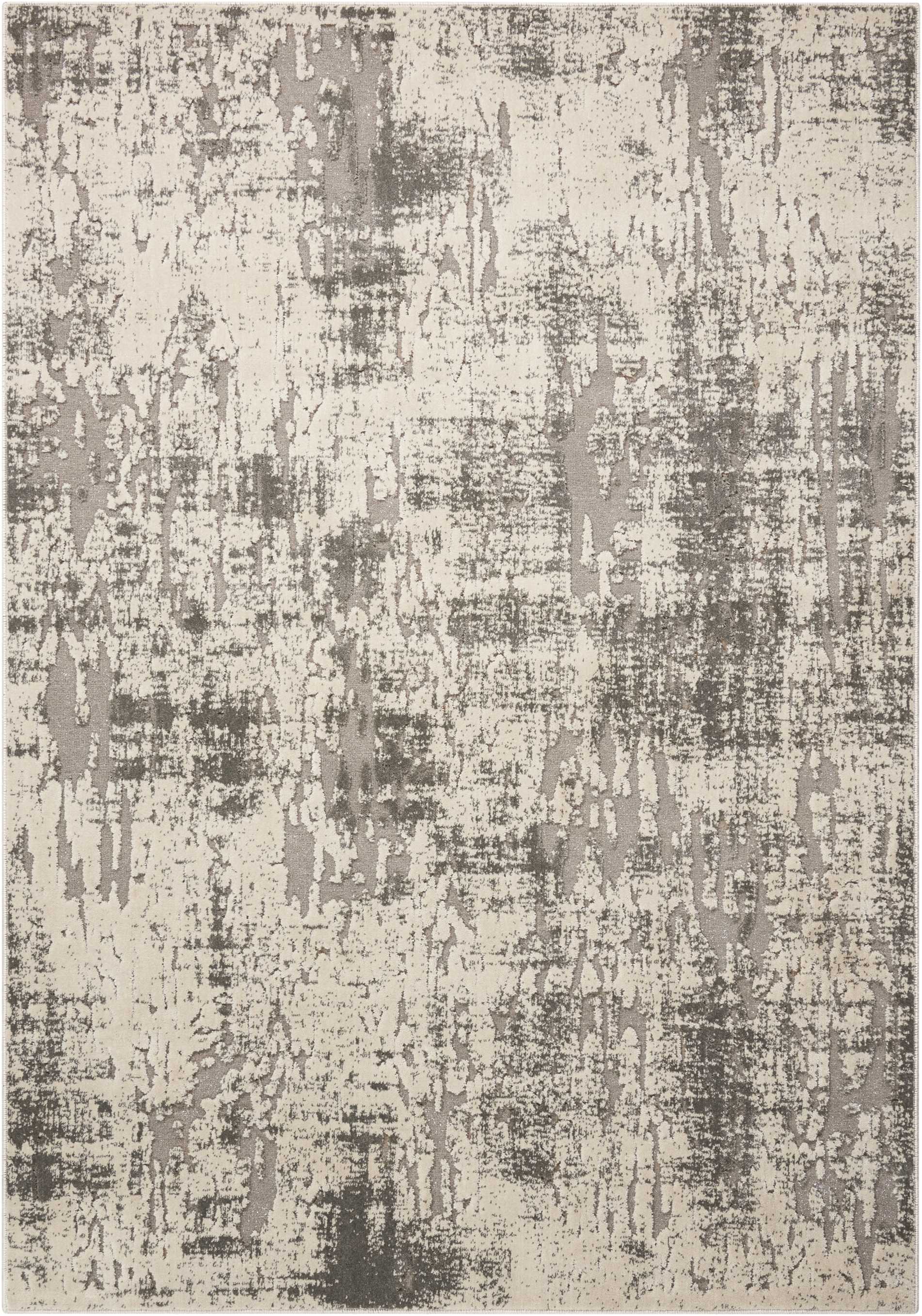 Nourison Michael Amini Gleam Ma602 Ivory/Grey Area Rug