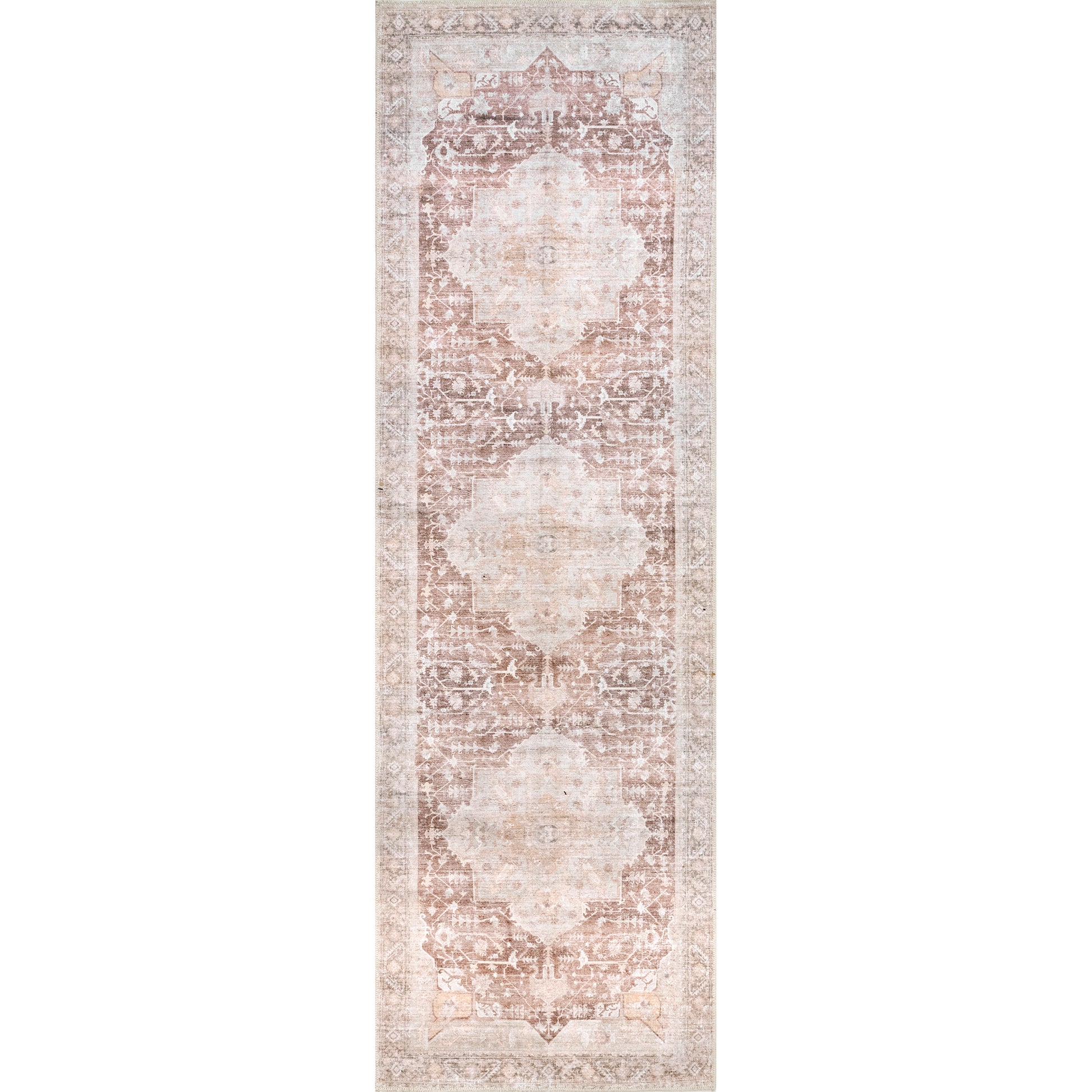 AreaRugs.com Wavaj Nwa1189A Light Pink Area Rug