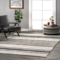 AreaRugs.com Wavaj Nwa1295A Ivory Area Rug