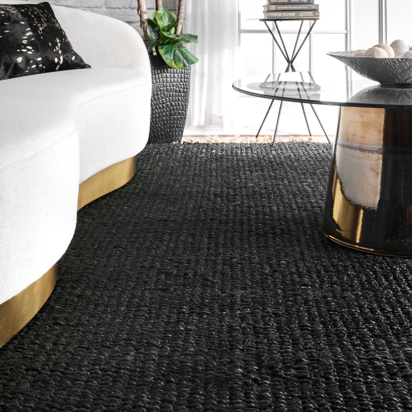 Nuloom Benavides Nbe1613A Black Area Rug